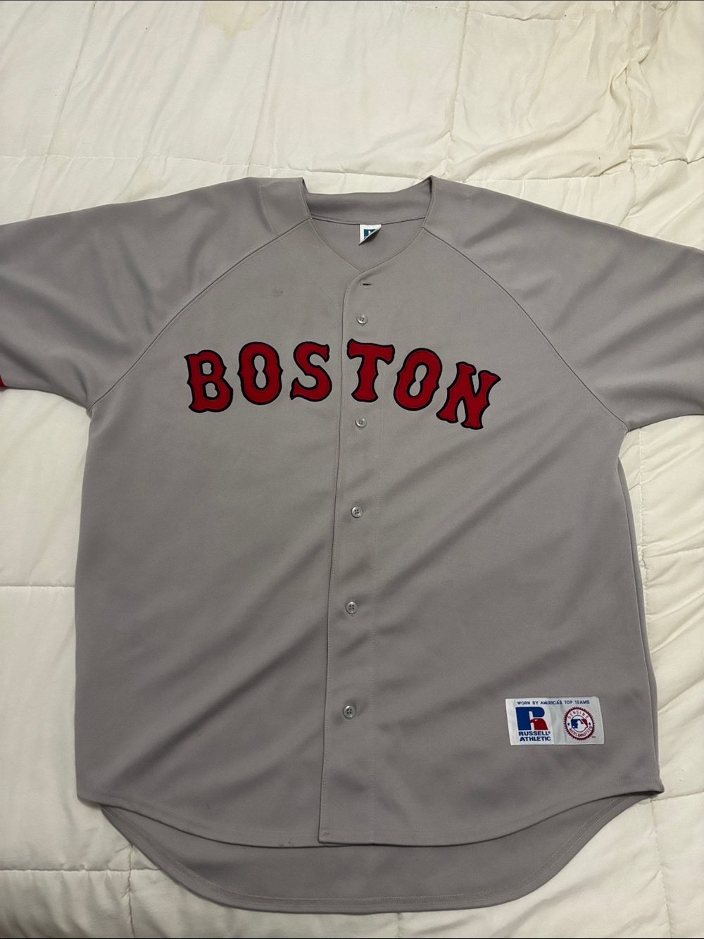 Vintage Boston Red Sox Jersey MLB Russell Athletic XL